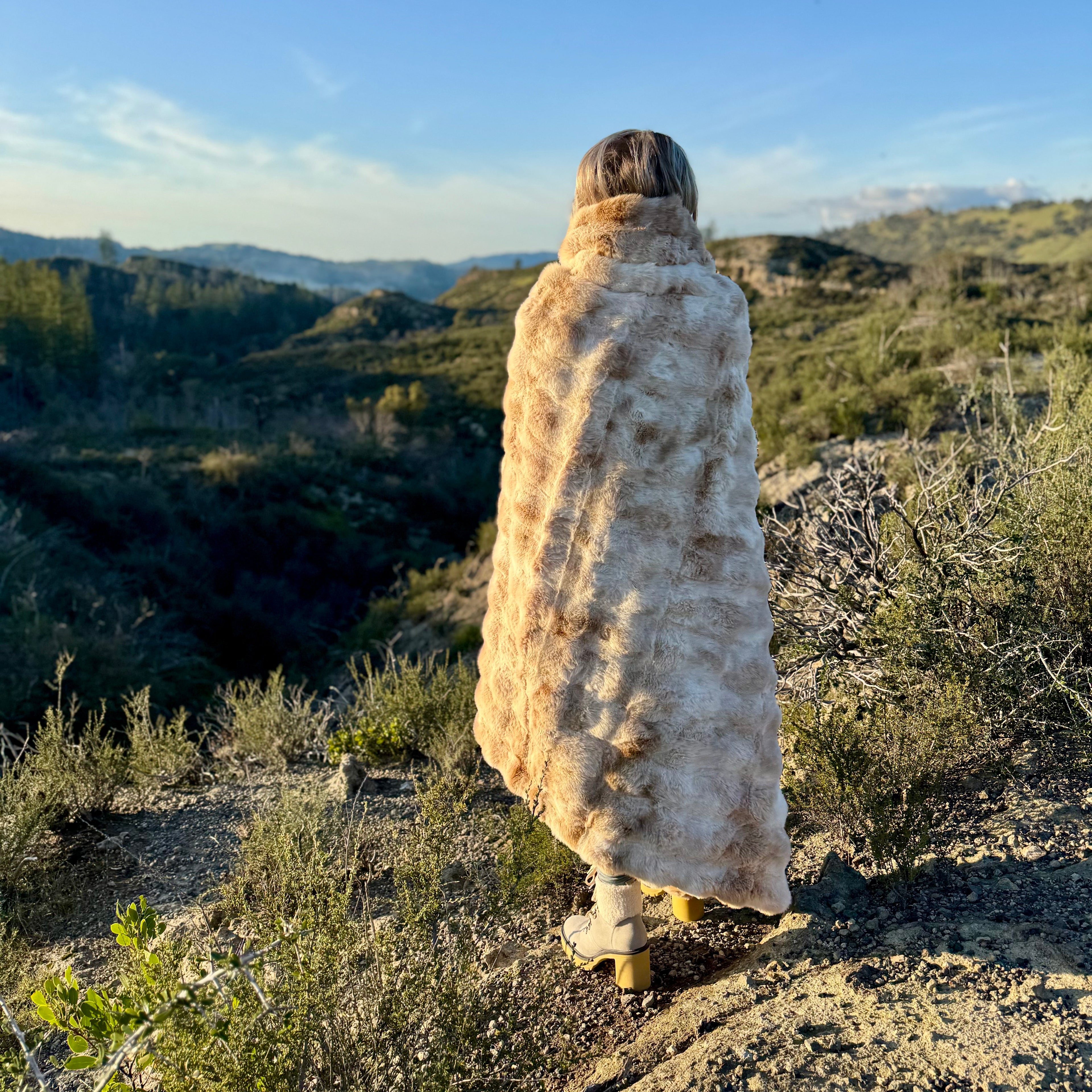 Arctic Rabbit Blanket