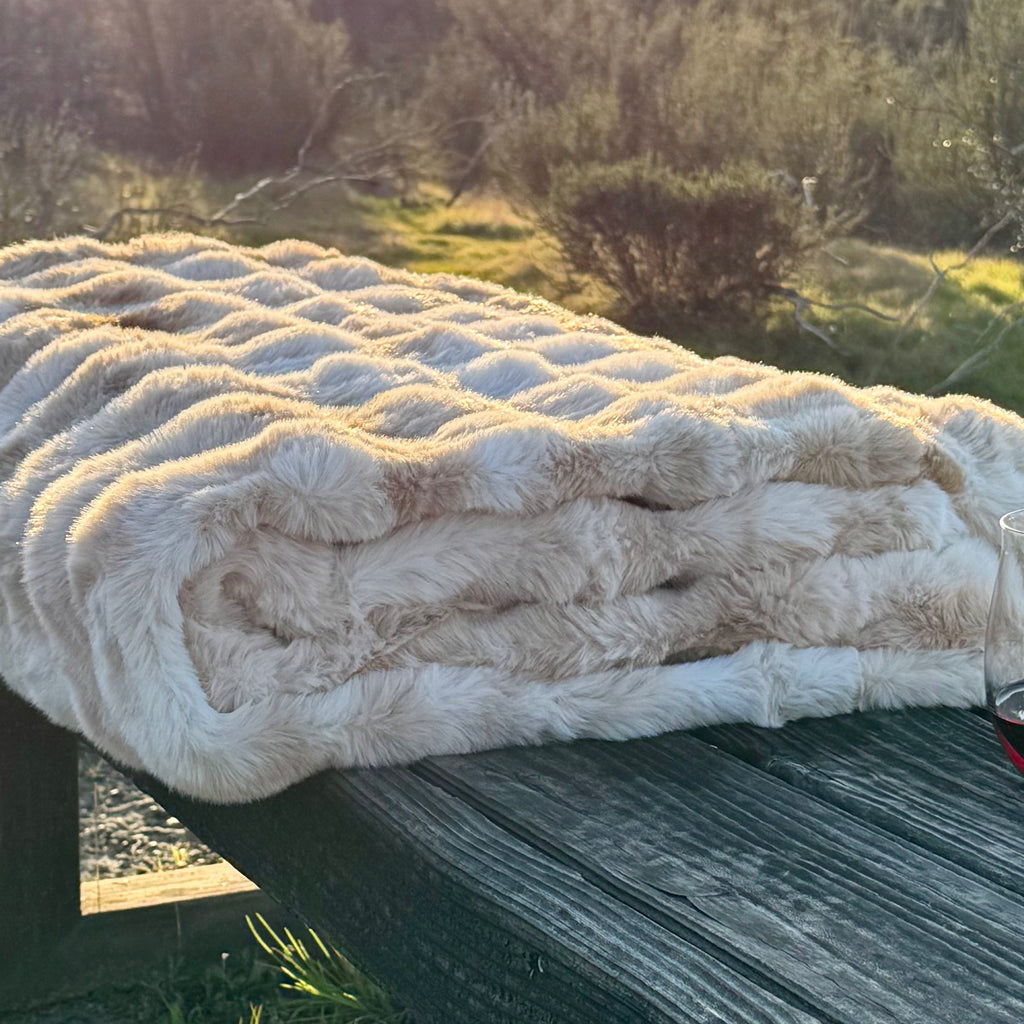 Arctic Rabbit Blanket