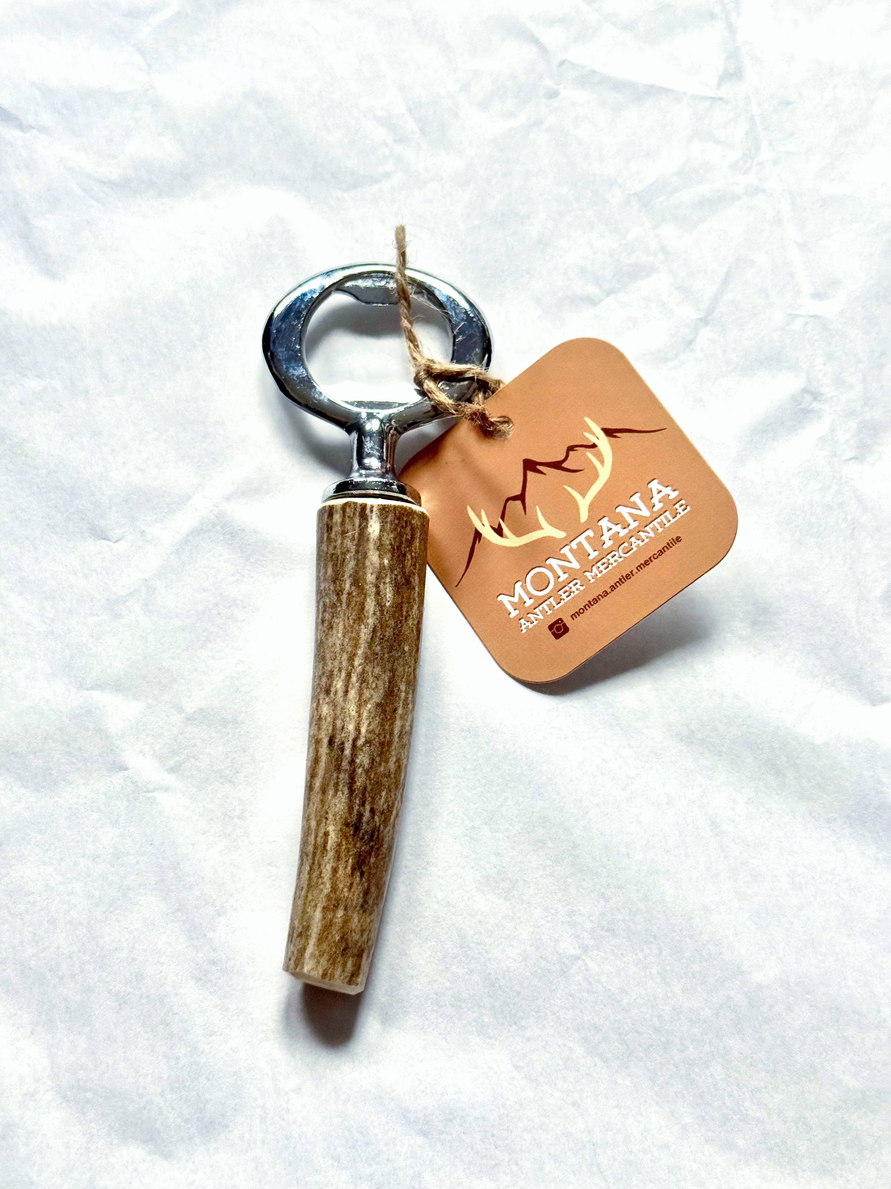 Elk Antler Bottle Opener