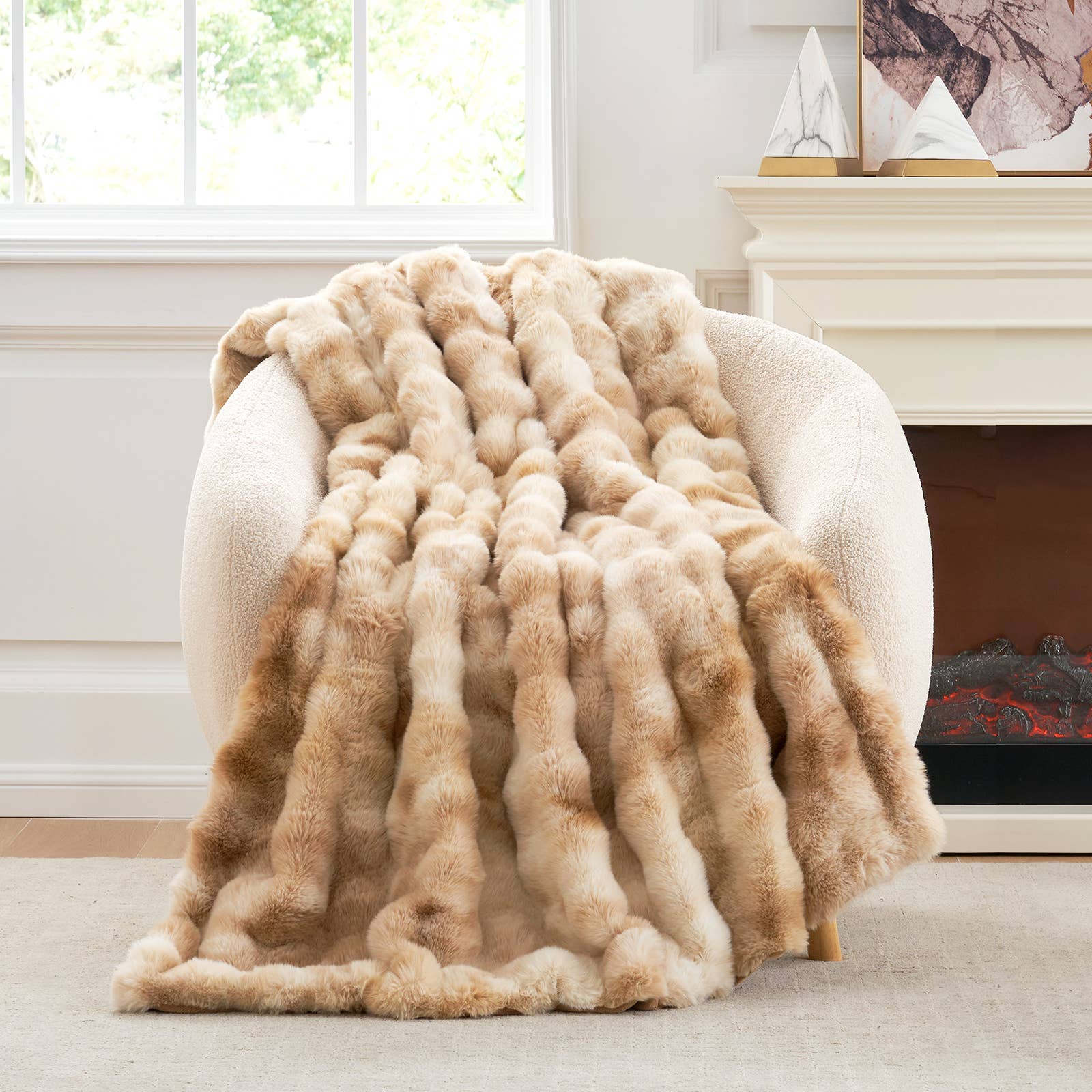Arctic Rabbit Blanket